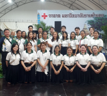 คณะทัศนมาตรศาสตร์ร่วมงานกาชาด 100 ปี กับ ม.ร.